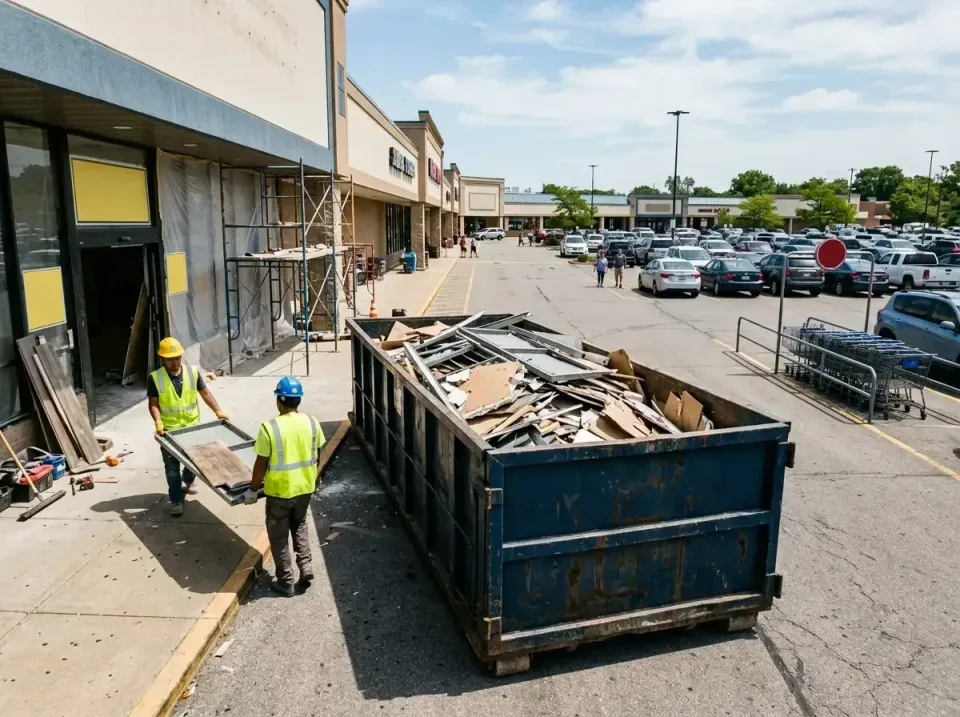 retail-store-renovation-debris-003 — frequently asked questions, Roll-off Dumpster Rentals in Burke, VA
